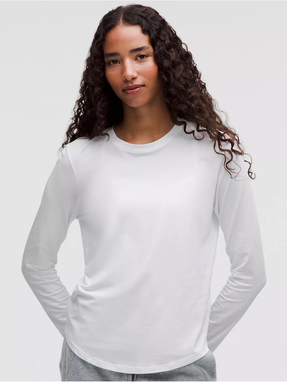 Lululemon Love Long-Sleeve White Shirt, Size 6